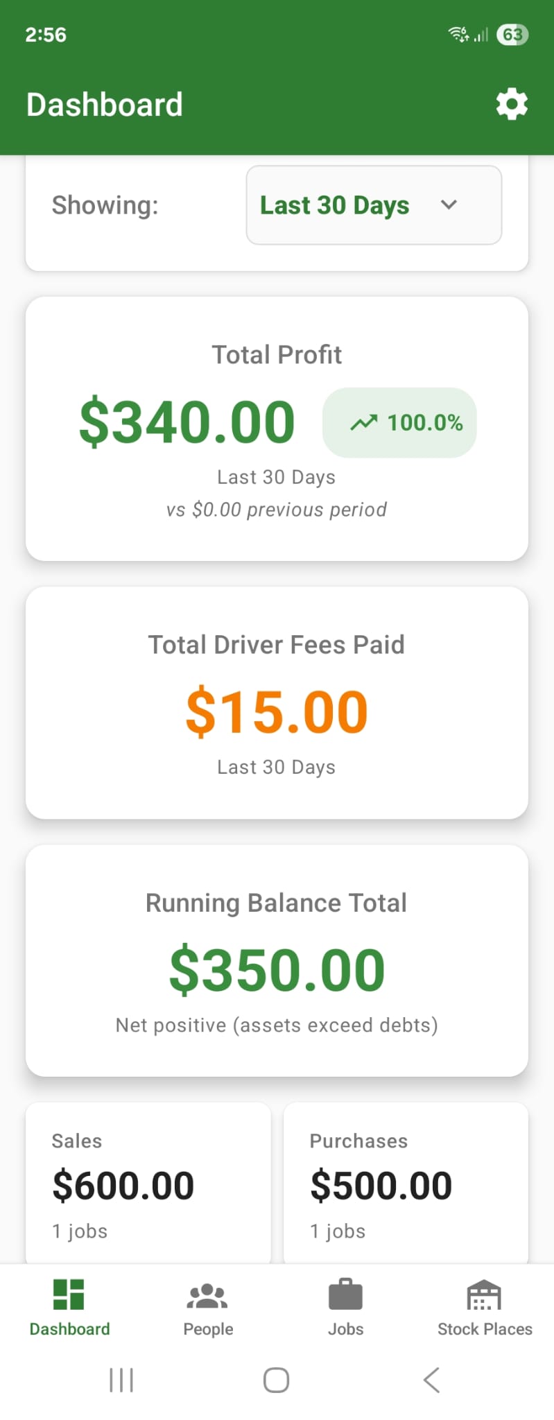 Accounted Dashboard Screenshot